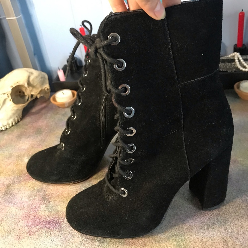 Black Heeled Boots